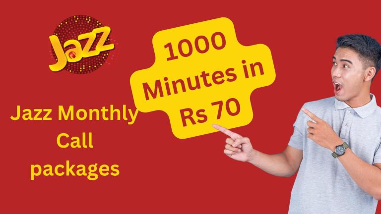 Jazz Monthly call packages banner