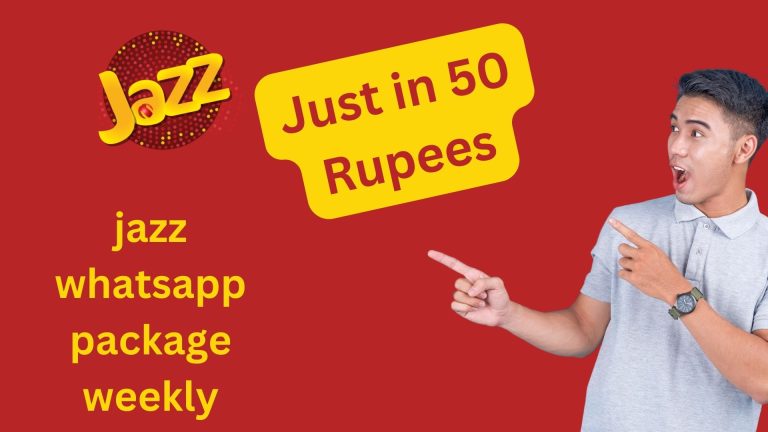 Jazz  Weekly WhatsApp Packages